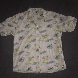 Tropical Button Down